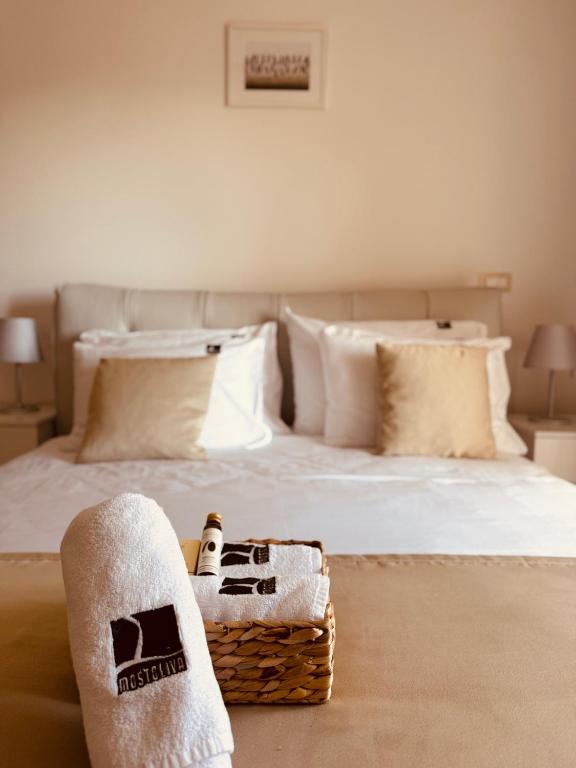 Postel nebo postele na pokoji v ubytování Most Oliva Resort Budva