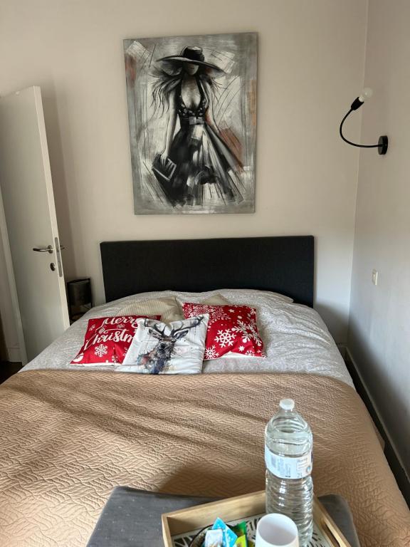 Postel nebo postele na pokoji v ubytování Sucre salé