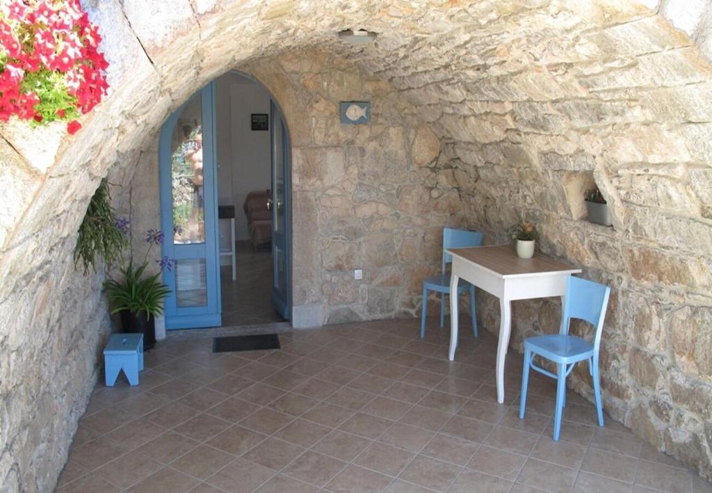 Patio nebo venkovní prostory v ubytování Apartments Insula Insule