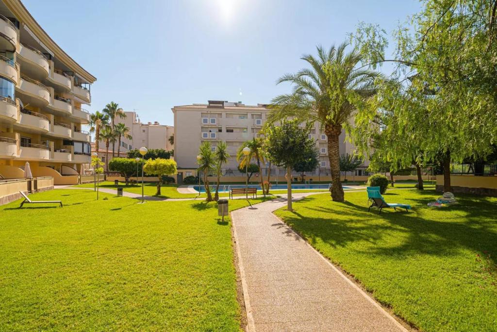 Vonkajšia záhrada v ubytovaní Estrella 1 Spaniahome
