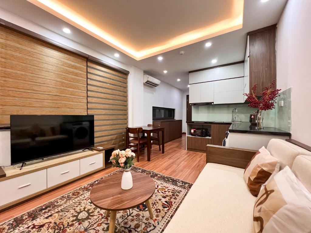 Posezení v ubytování NINE HOUSING 49 Linh Lang