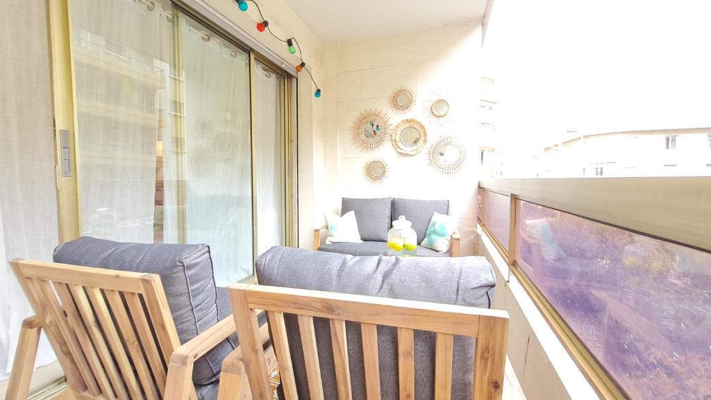 Happy Stay Cannes - 2 Terraces - 1min to the beach