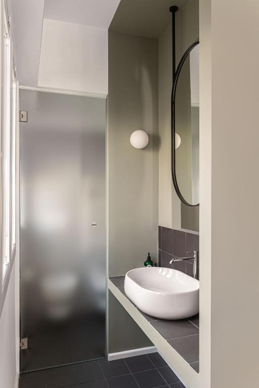 Koupelna v ubytování 4BNB - Suites del Gallo