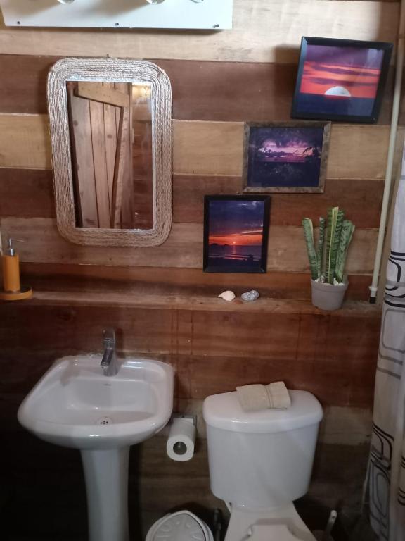 Koupelna v ubytování La Fogata