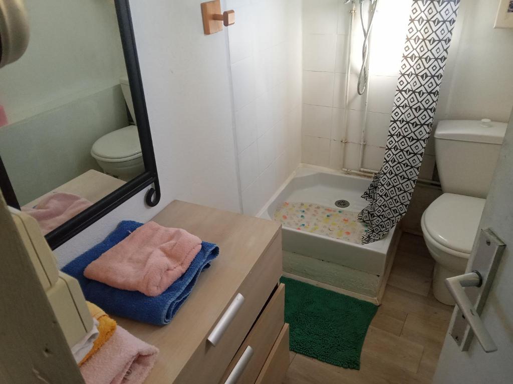 Koupelna v ubytování Maisonnette