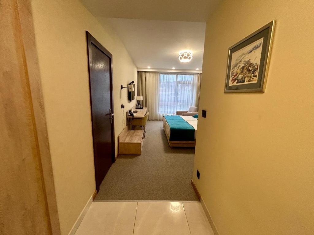 Postel nebo postele na pokoji v ubytování Hotel Siesta