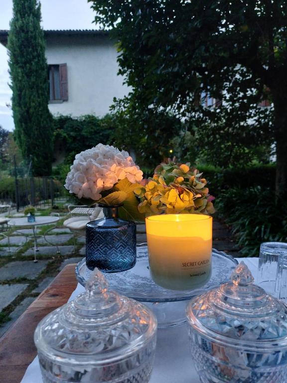 Zahrada ubytování B&B Villa Natta