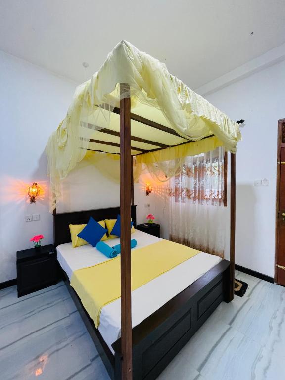 Postel nebo postele na pokoji v ubytování C3 Villa