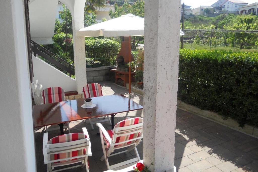 Zahrada ubytování Apartments Ivo