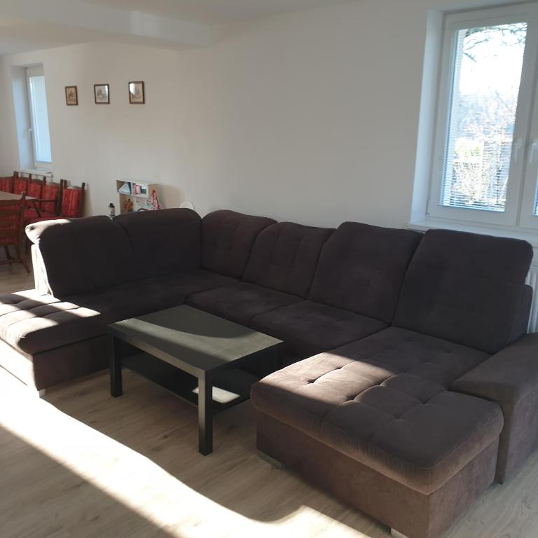 Posezení v ubytování Apartmán Stará Myjava