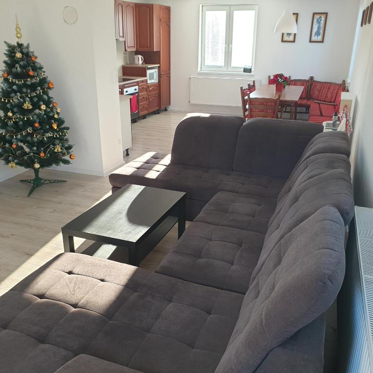 Posezení v ubytování Apartmán Stará Myjava
