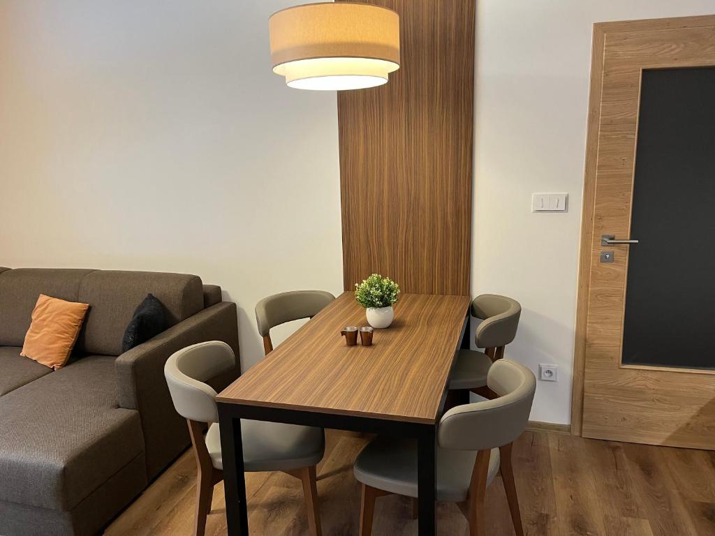 Posezení v ubytování Apartmán Hruška Černý Důl