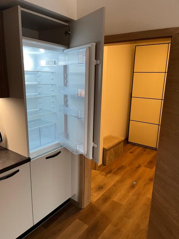 Kuchyň nebo kuchyňský kout v ubytování Apartmán Hruška Černý Důl