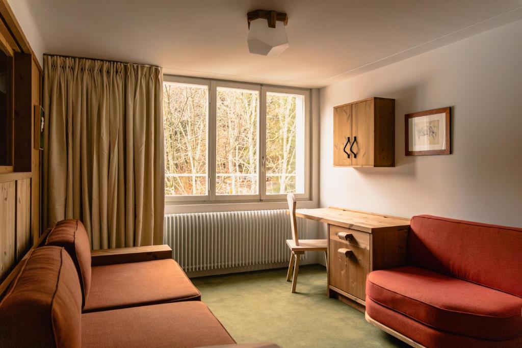 Posezení v ubytování Grand Hotel Belvedere, a Beaumier Hotel