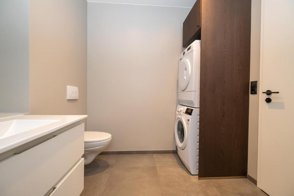 Koupelna v ubytování Storigardur Premium Apartments