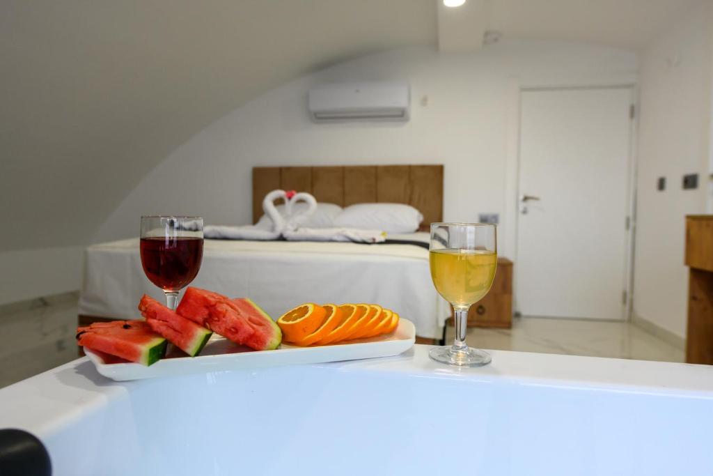 Postel nebo postele na pokoji v ubytování Villa Arna ELİTE