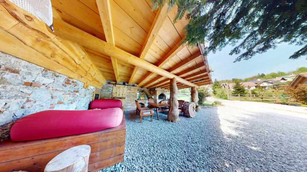 Posezení v ubytování Resort Hisa Ida - Apartments with Hot Tub and Sauna