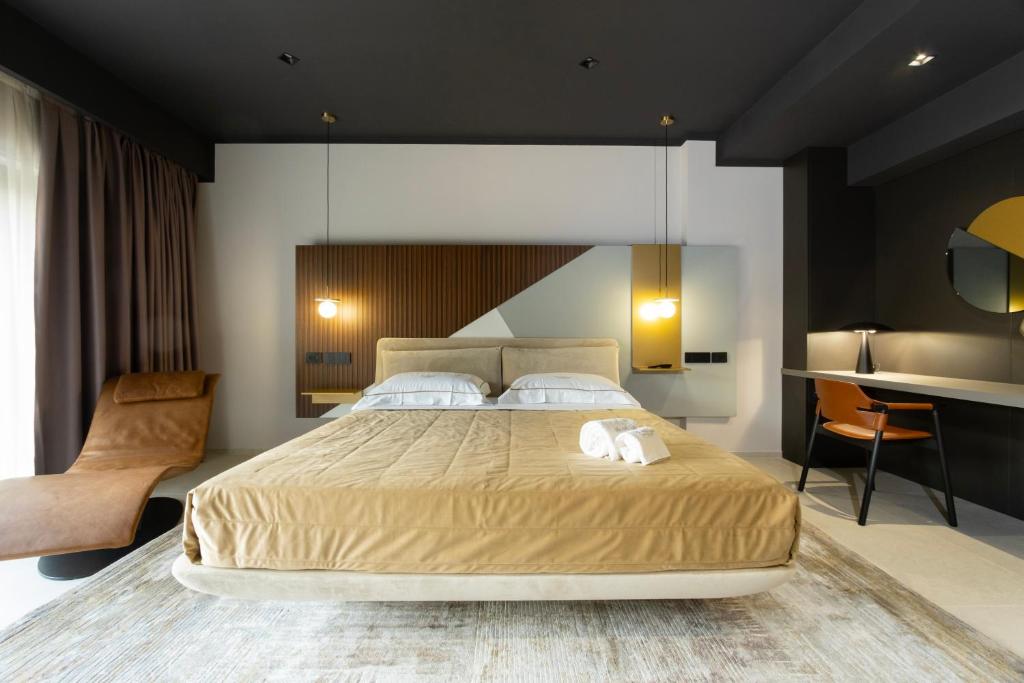Postel nebo postele na pokoji v ubytování Villa Della Lupa Luxury Rooms