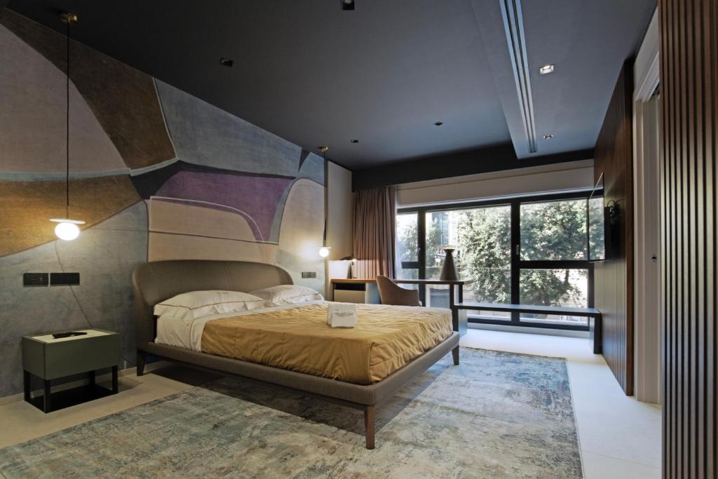 Postel nebo postele na pokoji v ubytování Villa Della Lupa Luxury Rooms