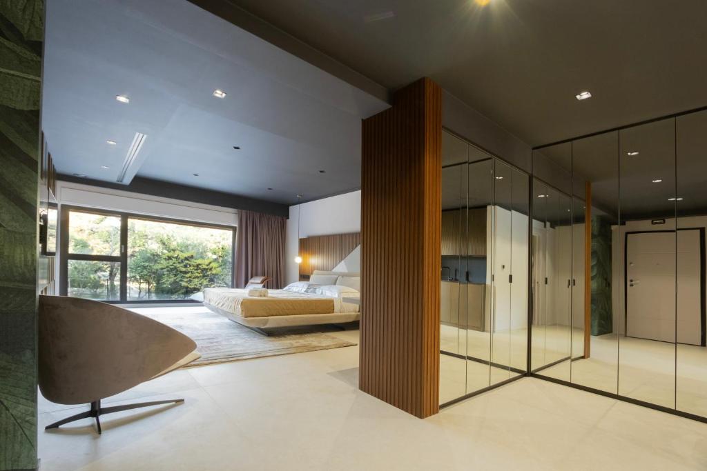 Postel nebo postele na pokoji v ubytování Villa Della Lupa Luxury Rooms