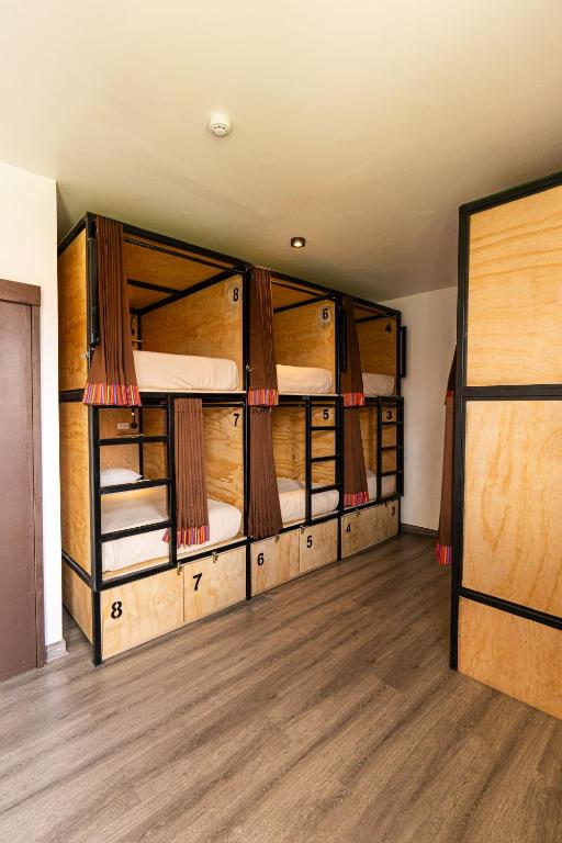 Letto o letti in una camera di Black Llama Hostel Cusco