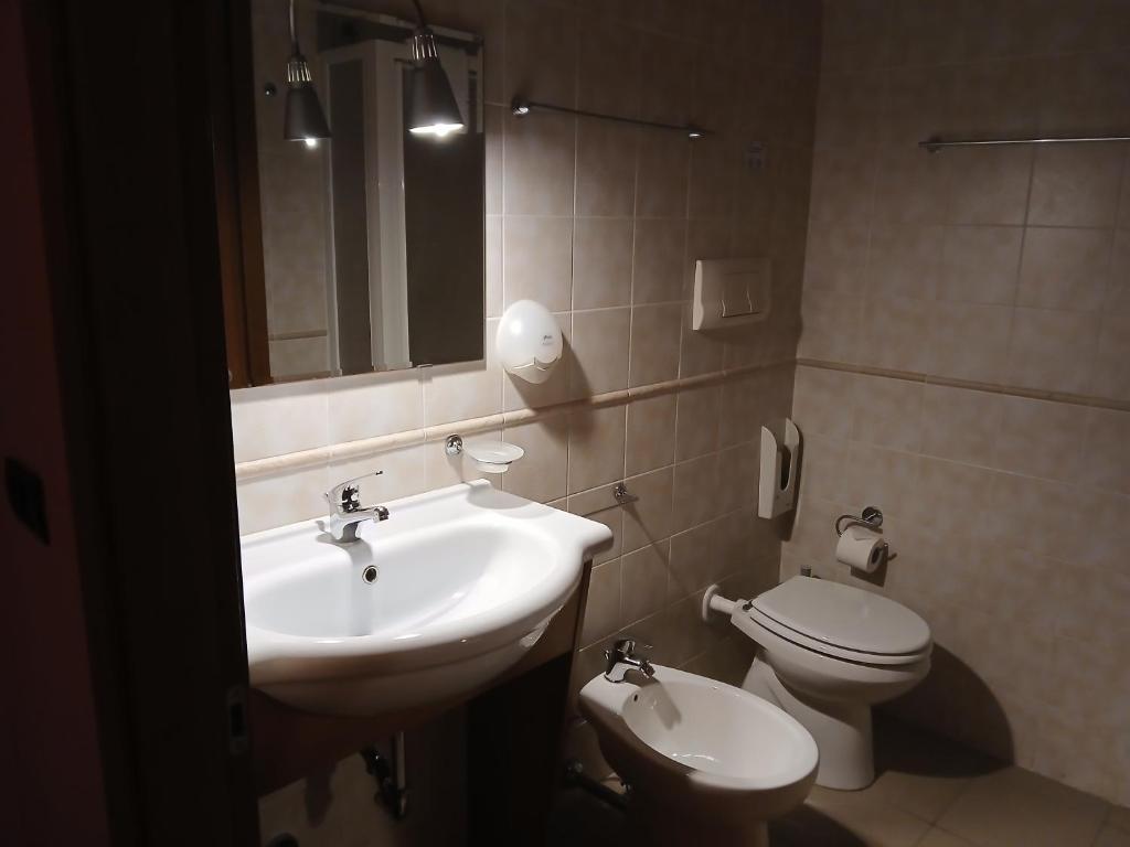 Koupelna v ubytování Hotel Ponsacco HP