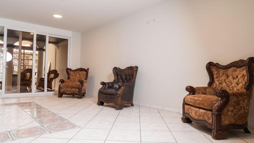 Posezení v ubytování Hotel Boutique Nueva Valladolid