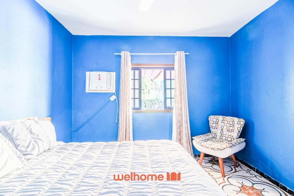 Postel nebo postele na pokoji v ubytování Casa em Angra dos Reis perto da Praia Jardim