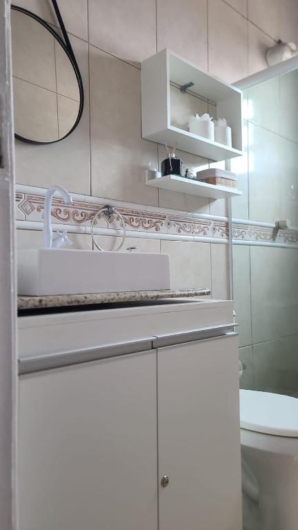 Koupelna v ubytování Casa Solar Sansoan