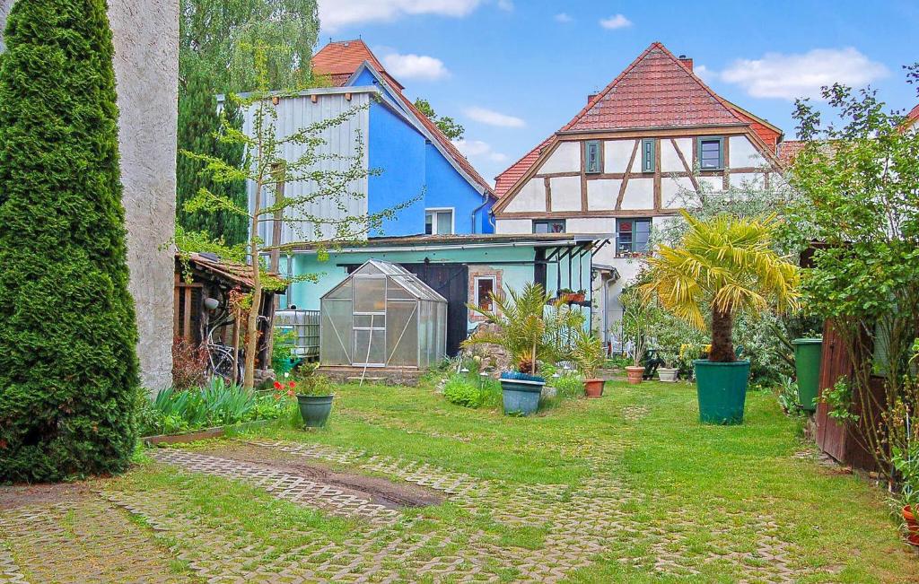 Κήπος έξω από το Ferienwohnung Waren Müritz