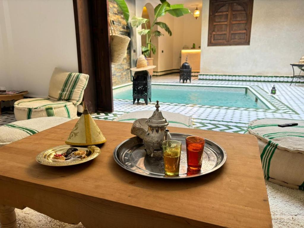 Bazén v ubytování RIAD KS & SPA nebo v jeho okolí