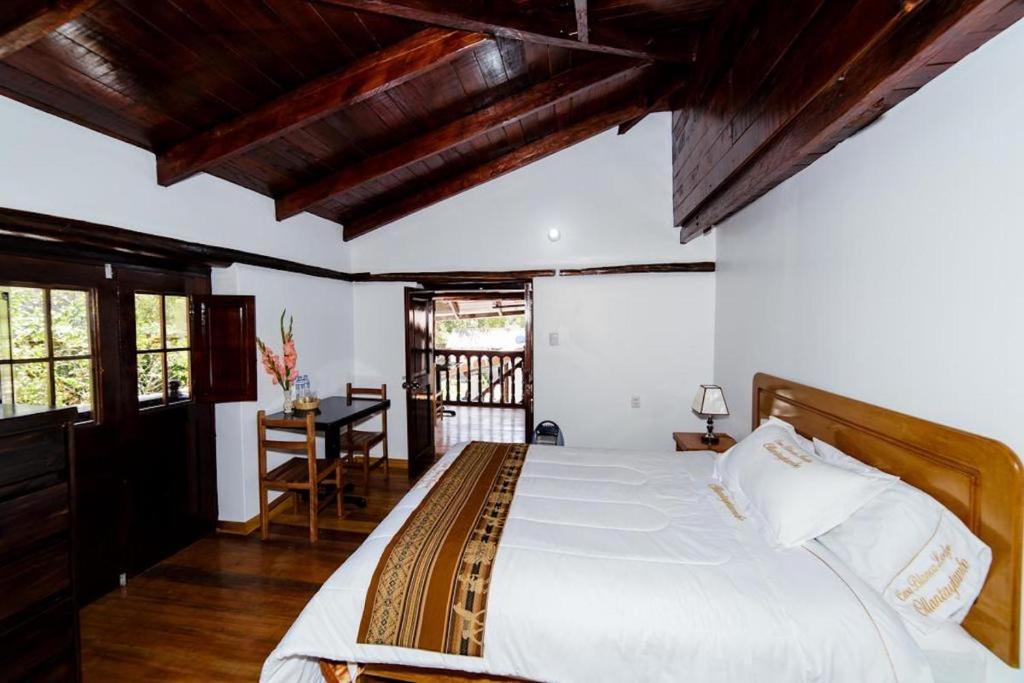 Postel nebo postele na pokoji v ubytování Casablanca lodge