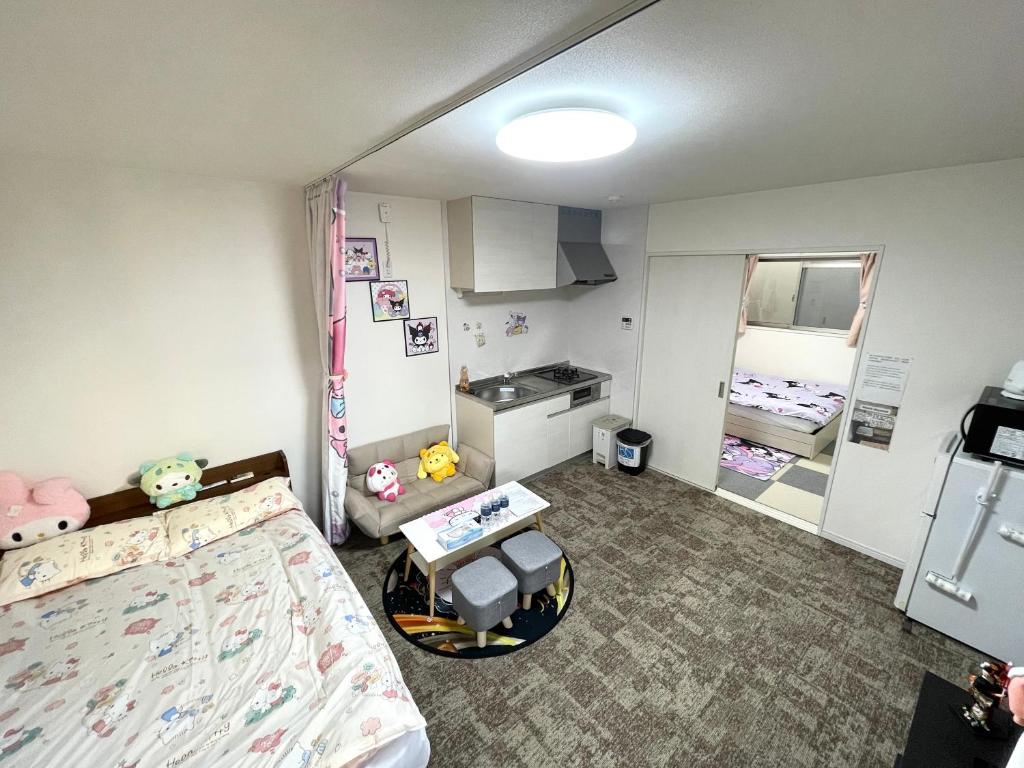 Kitchen o kitchenette sa 糖果屋 岸里玉出