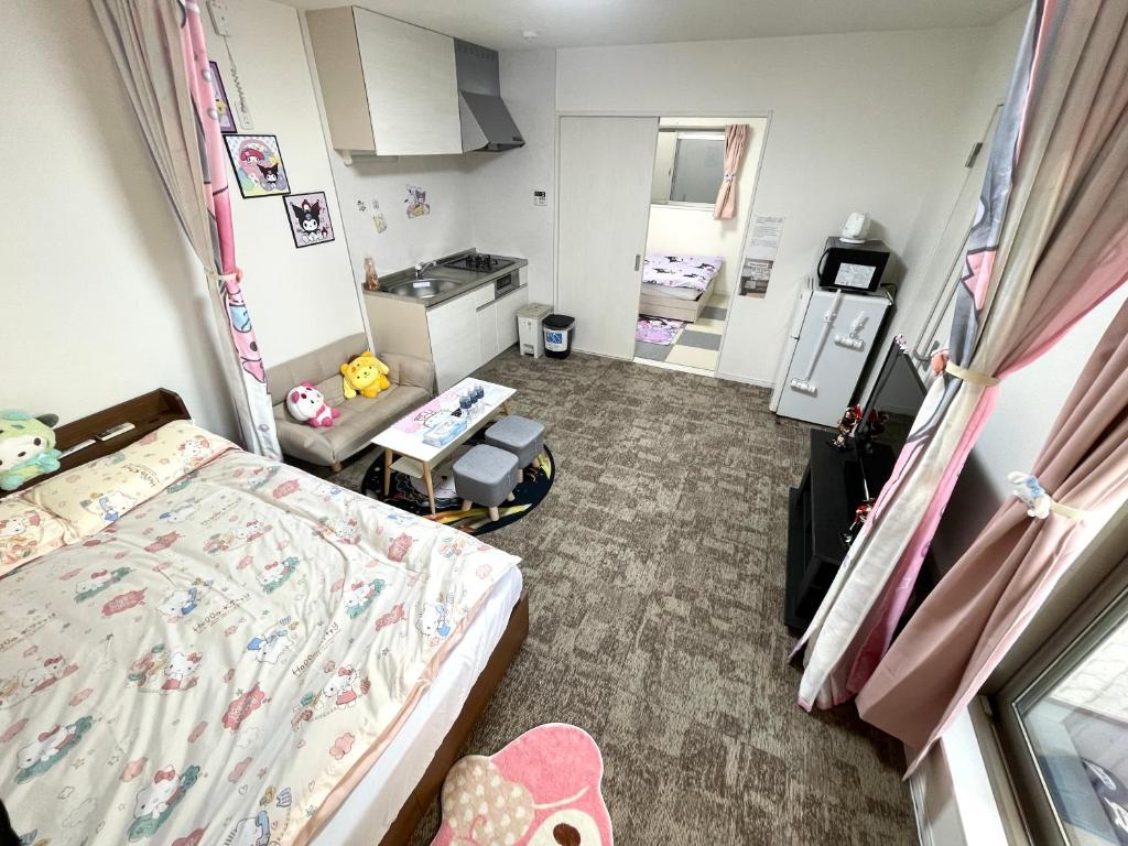 Kitchen o kitchenette sa 糖果屋 岸里玉出