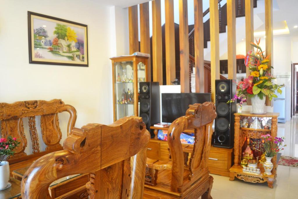 Posezení v ubytování Azalea Homestay