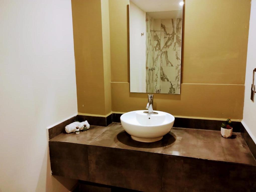 Koupelna v ubytování Hotel Casa 20
