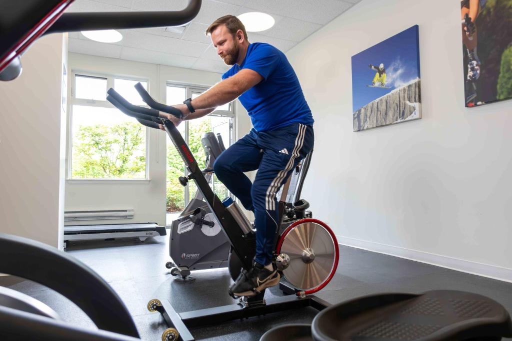 Fitness centrum a/nebo fitness zařízení v ubytování Accent Inns Kamloops
