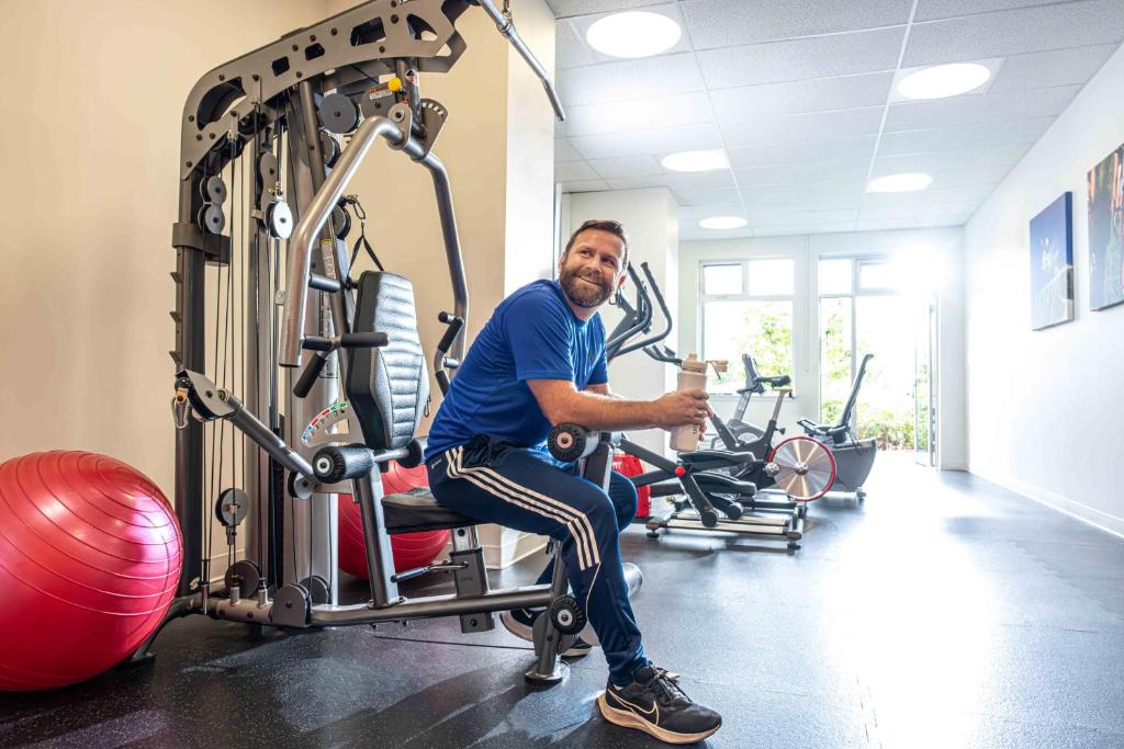 Fitness centrum a/nebo fitness zařízení v ubytování Accent Inns Kamloops