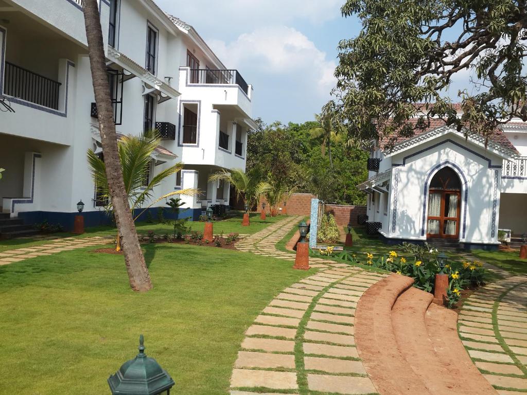 Zahrada ubytování Studio and One bedroom Apartment in Riviera Sapphire, Siolim