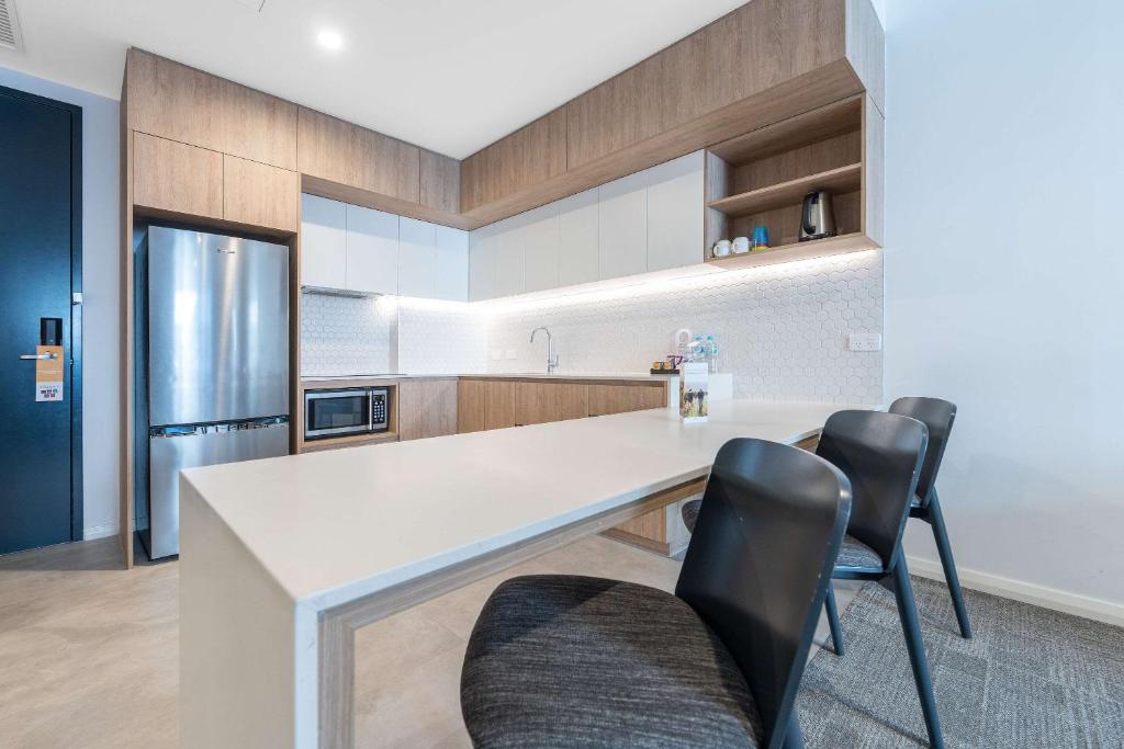Kuchyň nebo kuchyňský kout v ubytování Ingot Hotel Perth, Ascend Hotel Collection
