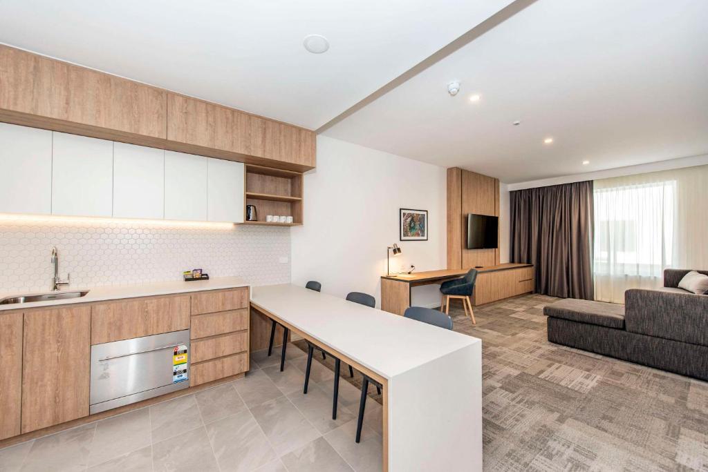 Kuchyň nebo kuchyňský kout v ubytování Ingot Hotel Perth, Ascend Hotel Collection