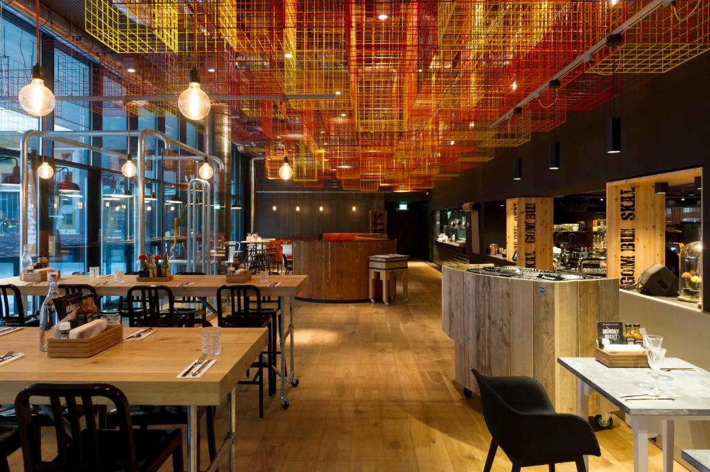 Restaurace v ubytování Jaz in the City Amsterdam