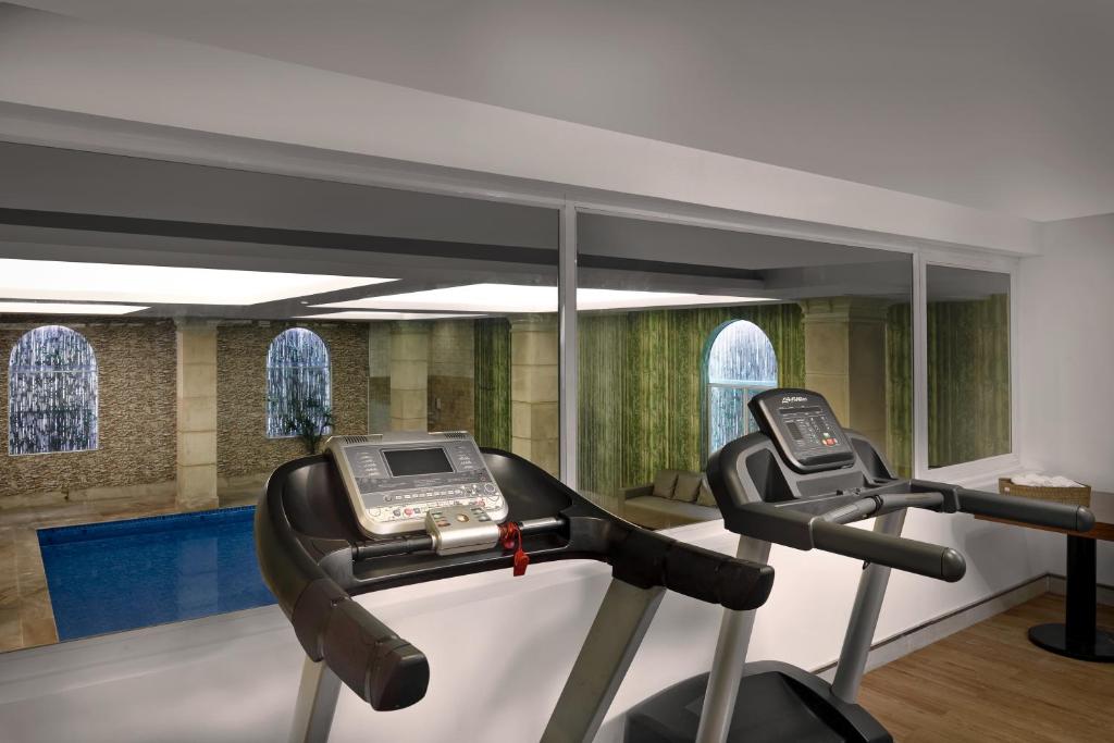 Fitness centrum a/nebo fitness zařízení v ubytování Palace Gate Hotel & Residence By EHM