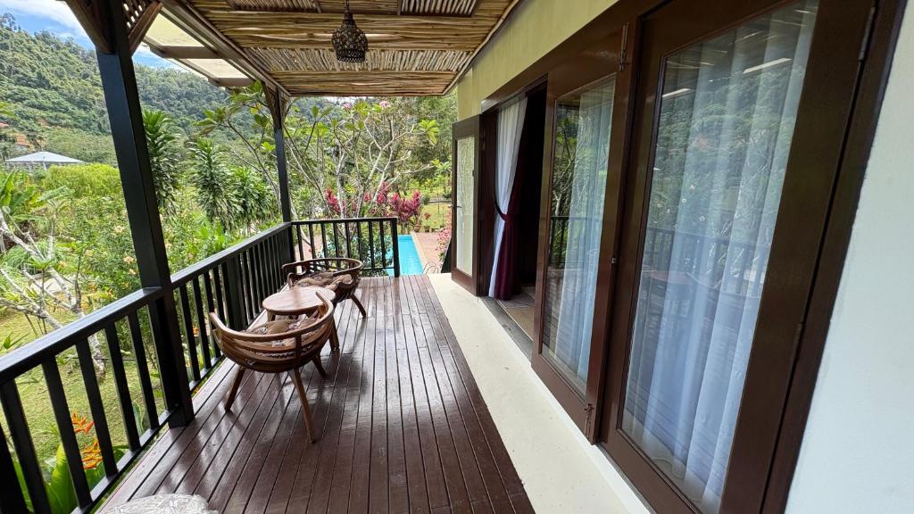 Balkón nebo terasa v ubytování Tamarind Villa in langkawi