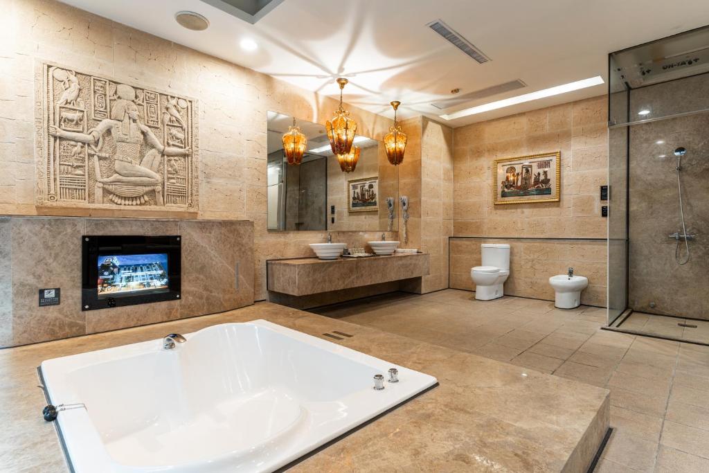 Koupelna v ubytování OHYA Chain Boutique Motel-Yongkang
