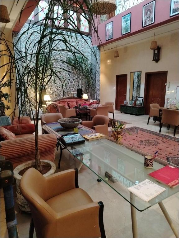 O zonă de relaxare la Riad Passiflora
