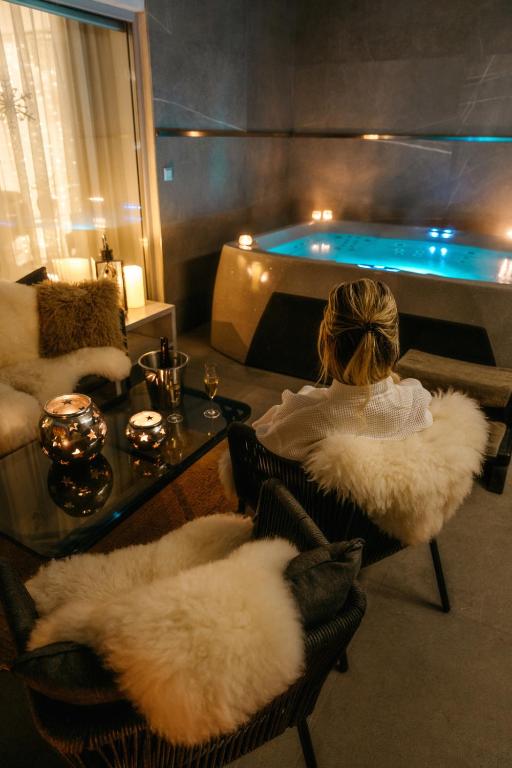 Posezení v ubytování Apartmány pod Pustevnami