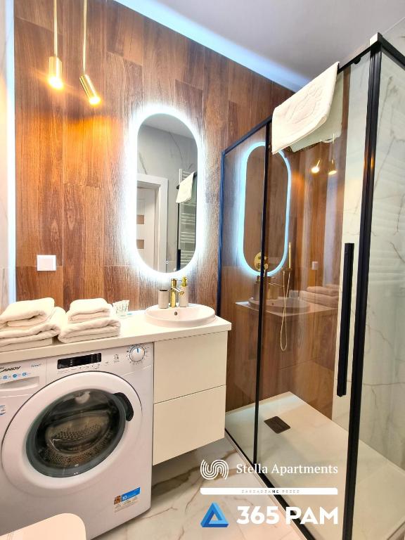 Koupelna v ubytování Apartament Gold - 365PAM