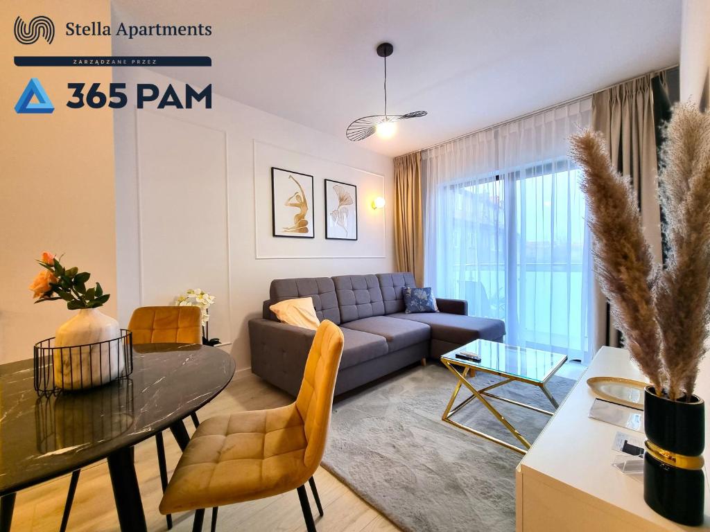 Posezení v ubytování Apartament Gold - 365PAM