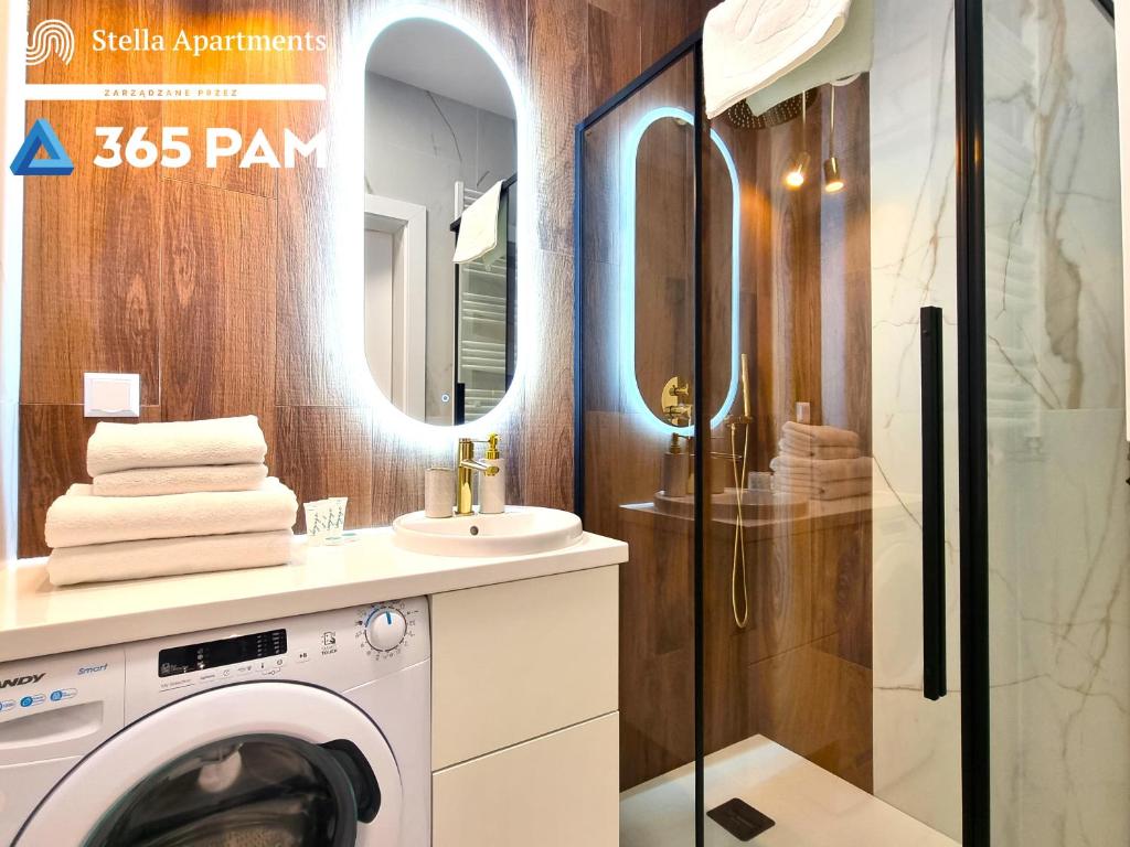 Koupelna v ubytování Apartament Gold - 365PAM